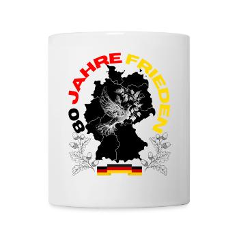 80 ans de paix pour l’Allemagne - Mug blanc - blanc - Devant