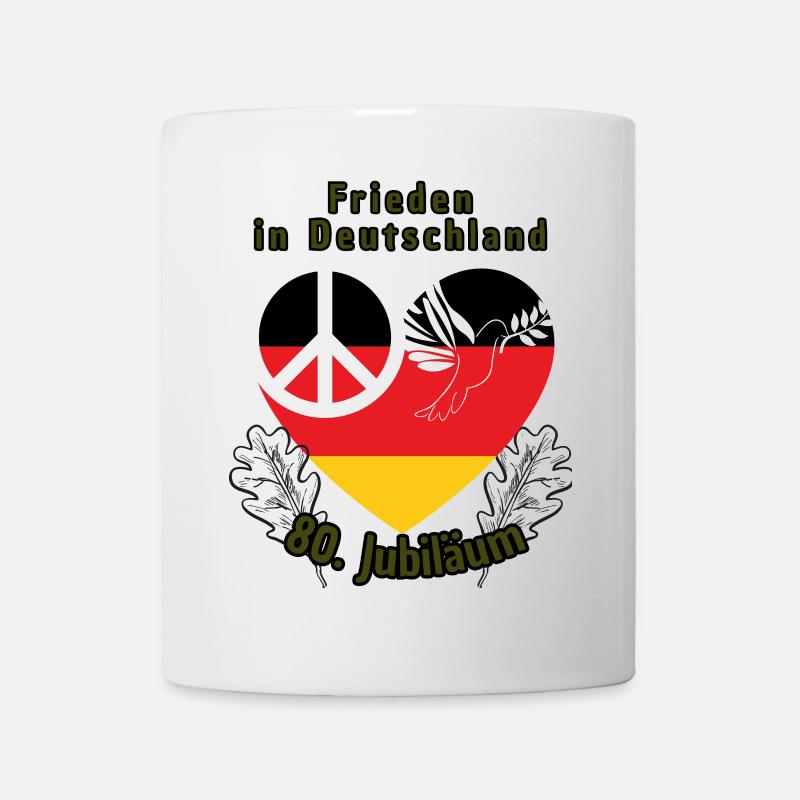 80 years of peace for Germany - Mug - white