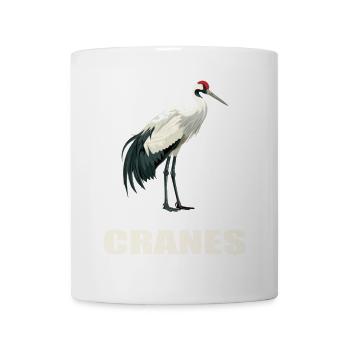 Kraniche Kranich - Tasse - Weiß - Vorne