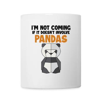 Ne pas venir si cela n’implique pas l’ami des pandas - Mug blanc - blanc - Devant