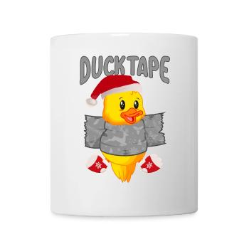 XMAS Duck Tape | Ducklings with Duct Tape - Mug - white - Front