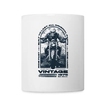 Vintage Motorrad Biker Motorrad Geburtstag 1975 - Tasse - Weiß - Vorne