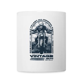 Vintage Motorcycle Bikers Motorbike Birthday 1974 - Mug - white - Front