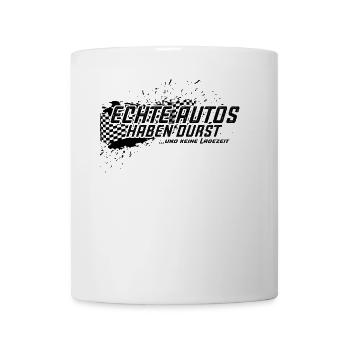 Les vraies voitures ont soif, spectacle moteur, essence, puissance - Mug blanc - blanc - Devant