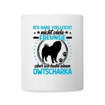 Ovcharka is my friend Ovcharka - Mug - white - Front