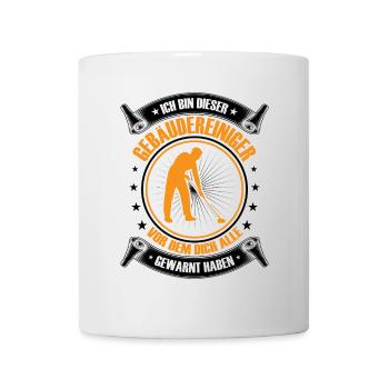 I'm this building cleaner window cleaner - Mug - white - Front