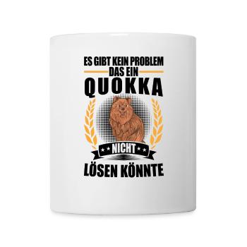 Quokka löst Probleme Beuteltier Quokka - Tasse - Weiß - Vorne