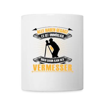Surveyor is impossible Land surveyor - Mug - white - Front