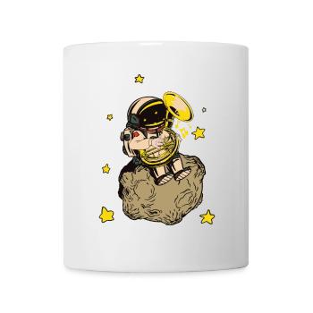 Sousaphone Astronaut Orchestra Musicians - Mug - white - Front