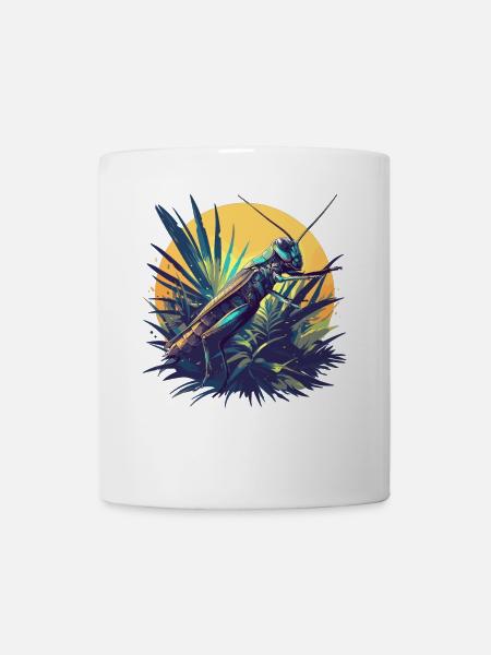 Grillen Grille - Tasse - Weiß