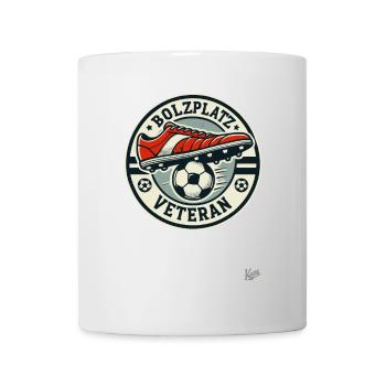 Football Terrain de football Vétéran - Mug blanc - blanc - Devant
