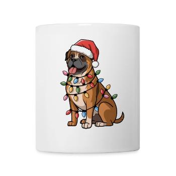 Cane Corso Christmas Lights Xmas Dogs Gifts - Mug - white - Front