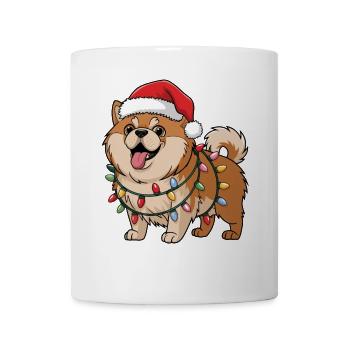Chow Chow Christmas Lights Xmas Dogs Gifts for Men - Tasse - Weiß - Vorne