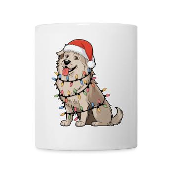 Great Pyrenees Christmas Lights Xmas Dogs Gifts - Mug - white - Front