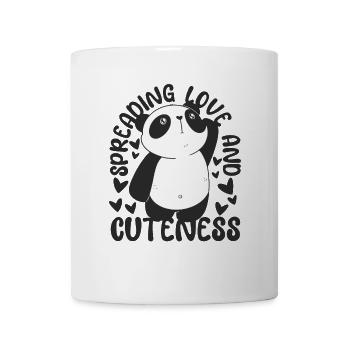 Spreading Love And Cuteness Panda Bear Friend - Mug - white - Front
