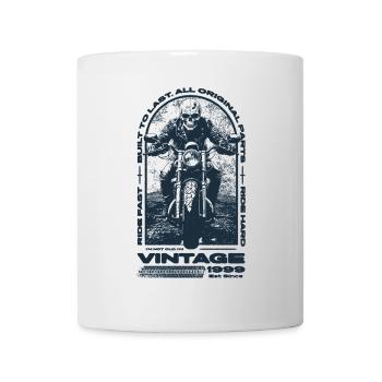 Vintage Motorrad Biker Motorrad Geburtstag 1999 - Tasse - Weiß - Vorne