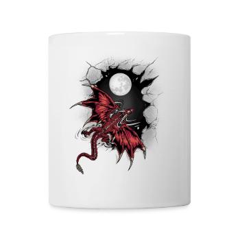 Dragon, Dragon, Mythical Creature, Mythical Creature, Mystical - Mug - white - Front