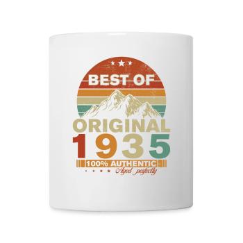 Original 1935 Vintage Retro Cadeau D’anniversaire - Mug blanc - blanc - Devant