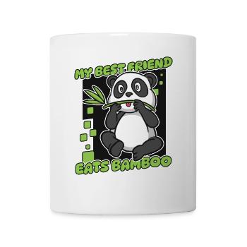 My Best Friend Eats Bamboo Panda Bear Friend - Mug - white - Front