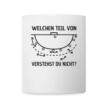 Handball Taktik lustiger Spruch Spielzug - Tasse - Weiß - Vorne