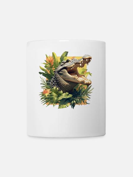 Krokodile Krokodil - Tasse - Weiß