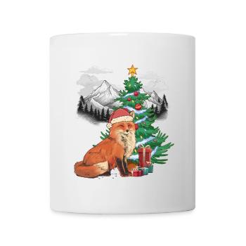 Nikolaus Fuchs Füchse Weihnachtsmann Santa - Tasse - Weiß - Vorne