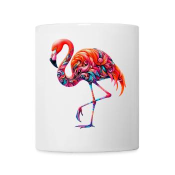 Flamant - Mug blanc - blanc - Devant