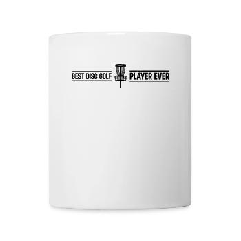 Meilleur lecteur de disc golf de tous les temps - Lecteur de disc golf - Mug blanc - blanc - Devant