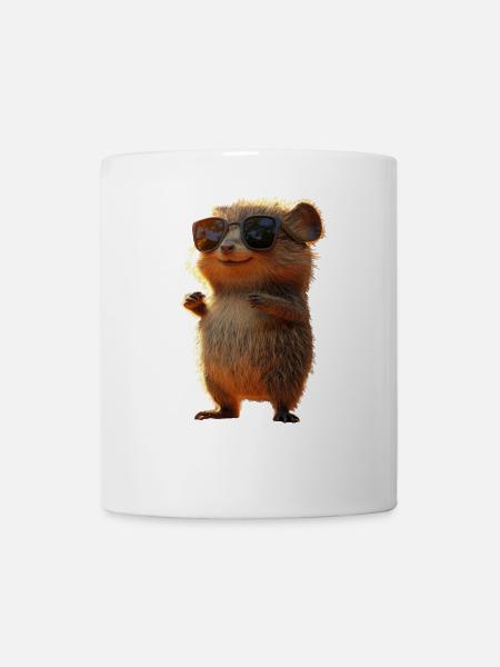Quokka Be Quokka Happy Australien Lächeln Quokkas - Tasse - Weiß