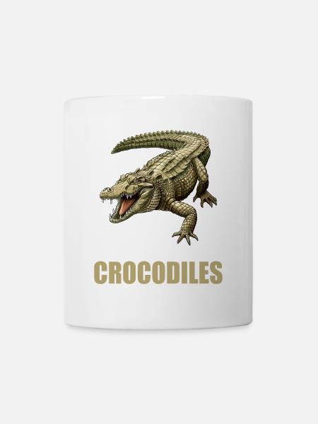 Krokodile Krokodil - Tasse - Weiß