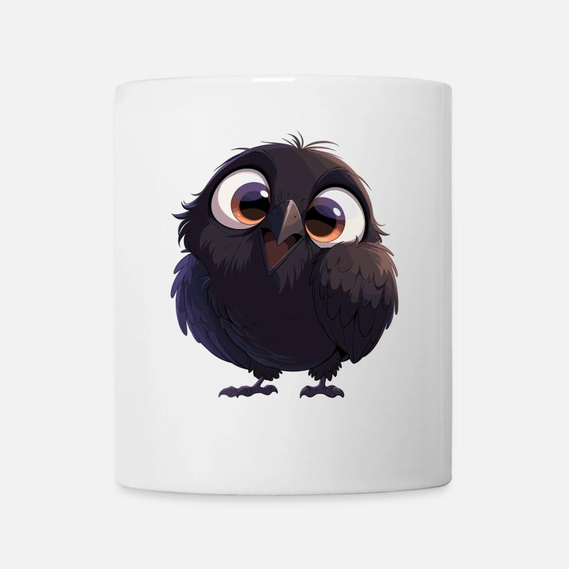 Krähen Krähe - Tasse - Weiß