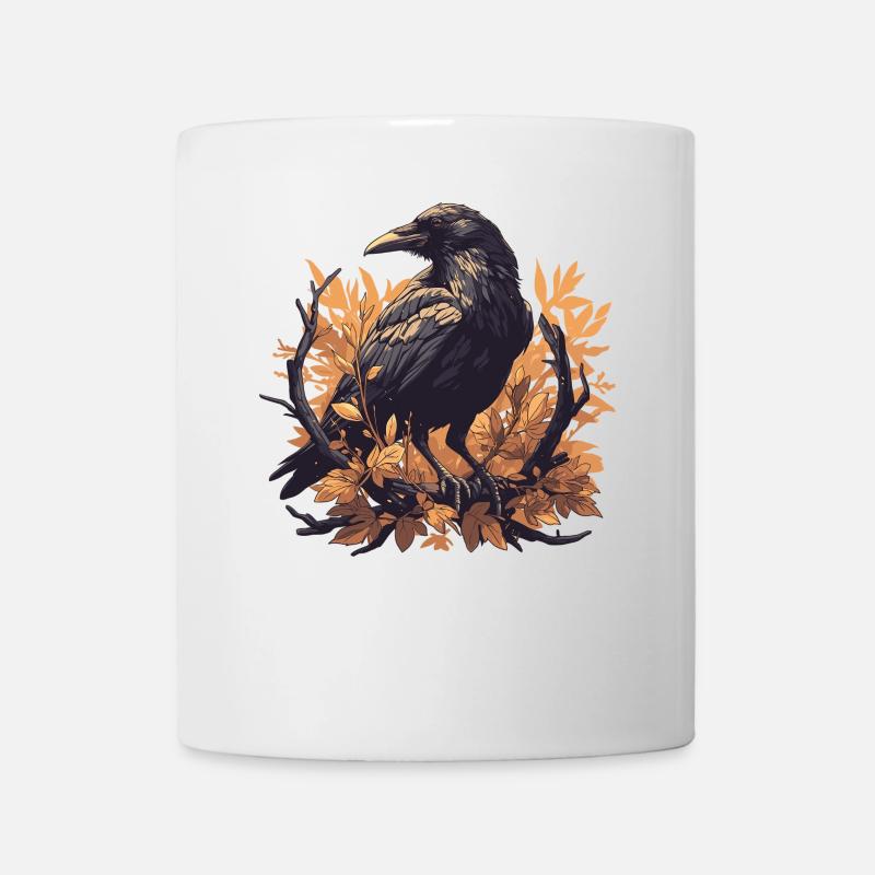 Krähen Krähe - Tasse - Weiß