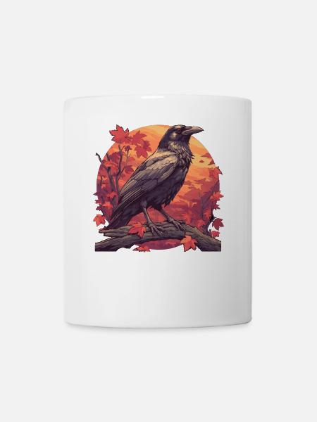 Krähen Krähe - Tasse - Weiß