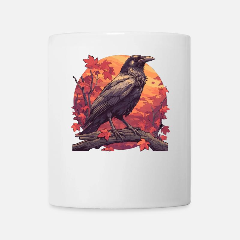 Krähen Krähe - Tasse - Weiß