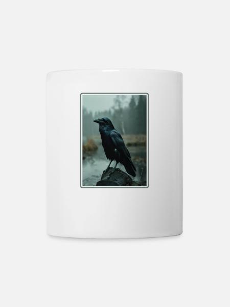 Krähen Krähe - Tasse - Weiß