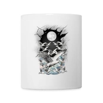 maritime, seagull, seagulls - Mug - white - Front
