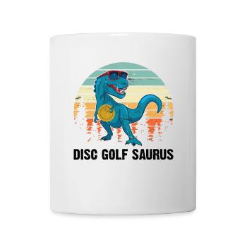 Disc golfeur Saurus - Disc Golf Dinosaure - Mug blanc - blanc - Devant
