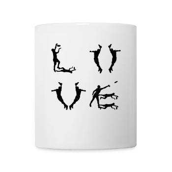 Love Disc Golf - Disc Golfer Disc Golfing - Mug - white - Front