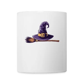 C’est mon visage de sorcière au repos Spooky Halloween Wit - Mug blanc - blanc - Devant