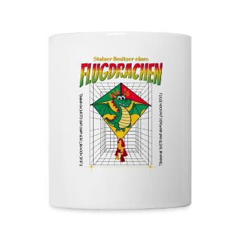Flugdrachen Besitzer - Tasse - Weiß - Vorne