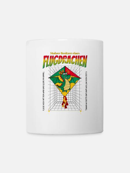 Flugdrachen Besitzer - Tasse - Weiß