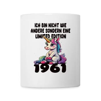 Edition Limitée 1961 Anniversaire Né 1961 - Mug blanc - blanc - Devant