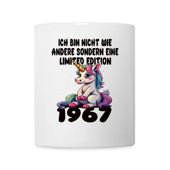 Limited Edition 1967 Geburtstag 1967 Geboren - Tasse - Weiß - Vorne