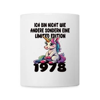 Limited Edition 1978 Geburtstag 1978 Geboren - Tasse - Weiß - Vorne