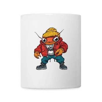 Krebs Krabbe Fashion Winter - Tasse - Weiß - Vorne