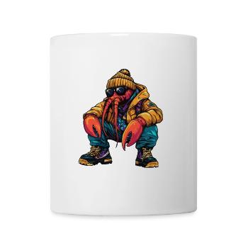 Homard Crabe Mode Hiver - Mug blanc - blanc - Devant
