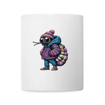 Escargot Mode Hiver - Mug blanc - blanc - Devant