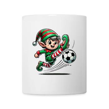Christmas Elf Football Adventure - Mug - white - Front