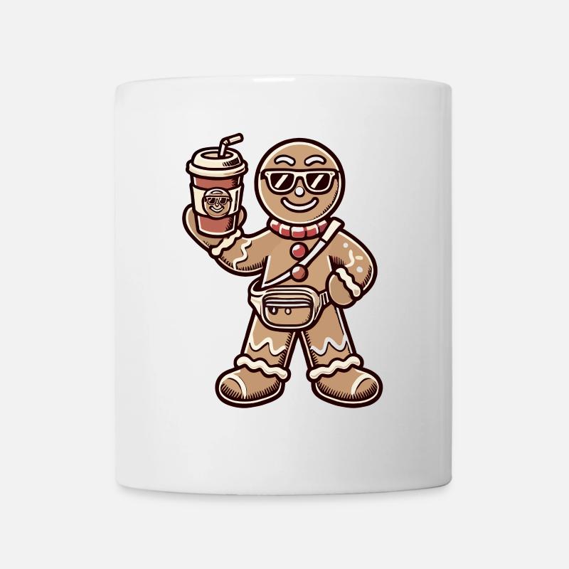 Funny Gingerbread Snob Christmas Fun - Mug - white