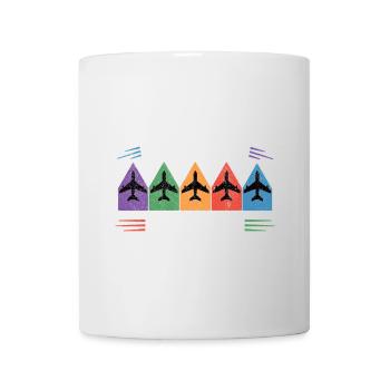 Introvertiert, aber bereit, über Flugzeuge zu diskutieren - Tasse - Weiß - Vorne